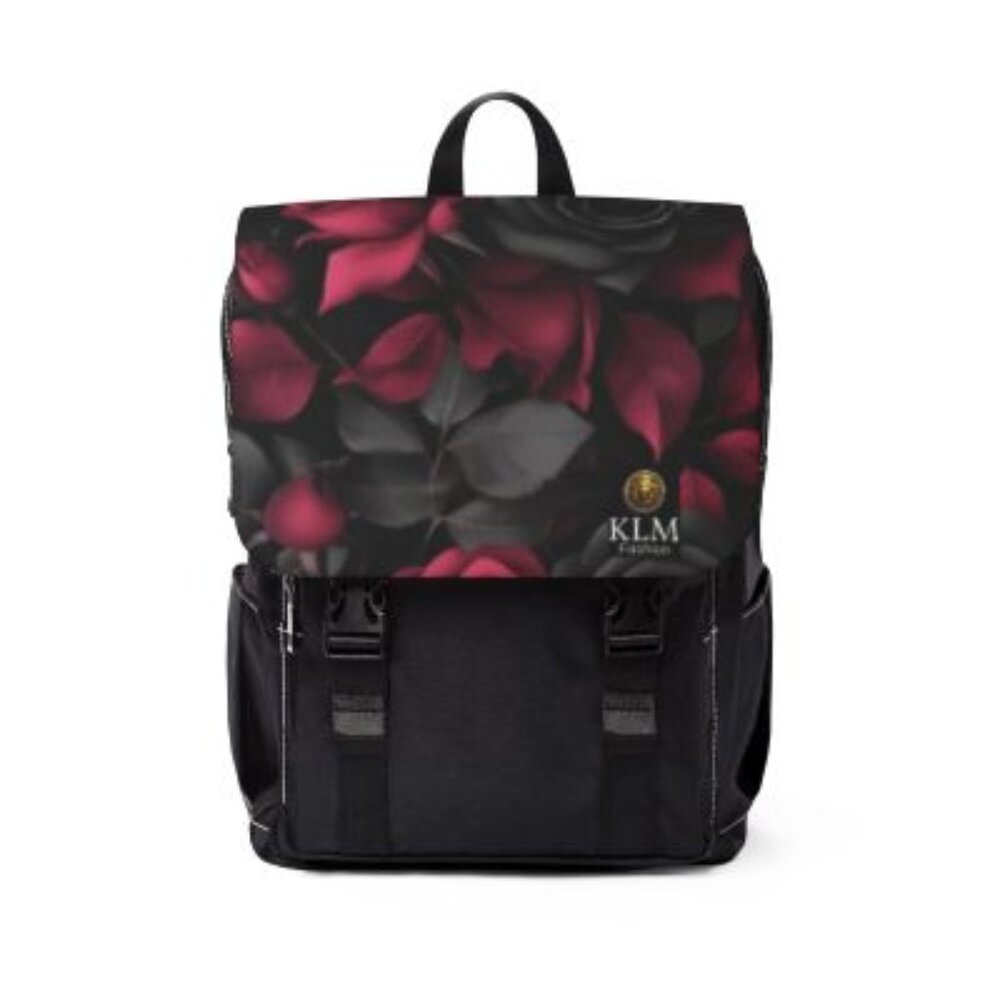 Floral Noir Shoulder Backpack